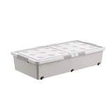 Maxbell Under Bed Storage Box Multipurpose Organization for Duvets Bedding Bed Sheet 100cmx50cmx20cm