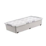 Maxbell Under Bed Storage Box Multipurpose Organization for Duvets Bedding Bed Sheet 100cmx50cmx20cm