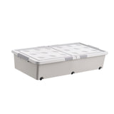 Maxbell Under Bed Storage Box Multipurpose Organization for Duvets Bedding Bed Sheet 100cmx50cmx20cm