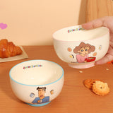 Maxbell 4x Pottery Serving Bowls Salad Dessert Bowls for Tabletop Countertop Kitchen