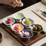 Maxbell Ceramic Footed Fruit Bowl Holder Decorative for Farmhouse Home Decor Wedding cyan green