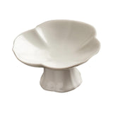 Maxbell Ceramic Footed Fruit Bowl Holder Decorative for Farmhouse Home Decor Wedding beige