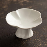 Maxbell Ceramic Footed Fruit Bowl Holder Decorative for Farmhouse Home Decor Wedding beige