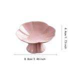 Maxbell Ceramic Footed Fruit Bowl Holder Decorative for Farmhouse Home Decor Wedding pink