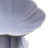 Maxbell Ceramic Footed Fruit Bowl Holder Decorative for Farmhouse Home Decor Wedding violet