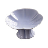 Maxbell Ceramic Footed Fruit Bowl Holder Decorative for Farmhouse Home Decor Wedding violet