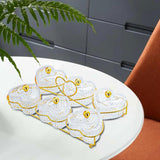 Maxbell Fruit Plate Household with Lid Snack Display Platter for Candy Chips Dessert Clear