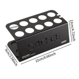 Maxbell Single Dose Coffee Cellar Stand Metal Storage Rack Modern Glass Tubes Holder