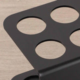 Maxbell Single Dose Coffee Cellar Stand Metal Storage Rack Modern Glass Tubes Holder