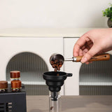 Maxbell Single Dose Coffee Cellar Stand Metal Storage Rack Modern Glass Tubes Holder