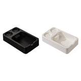 Maxbell Espresso Tamping Station Tamper Station Base for Worktop Coffee Bar Counters Black