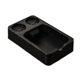 Maxbell Espresso Tamping Station Tamper Station Base for Worktop Coffee Bar Counters Black