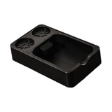 Maxbell Espresso Tamping Station Tamper Station Base for Worktop Coffee Bar Counters Black