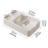 Maxbell Espresso Tamping Station Tamper Station Base for Worktop Coffee Bar Counters White