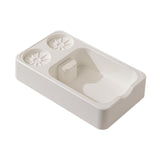 Maxbell Espresso Tamping Station Tamper Station Base for Worktop Coffee Bar Counters White
