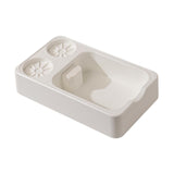 Maxbell Espresso Tamping Station Tamper Station Base for Worktop Coffee Bar Counters White