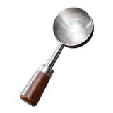 Maxbell Coffee Spoon 15ml/30ml Coffee Bean Spoon for Loose Tea Ingredients Seasoning 9.7cmx3.5cm Sliver