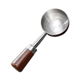 Maxbell Coffee Spoon 15ml/30ml Coffee Bean Spoon for Loose Tea Ingredients Seasoning 9.7cmx3.5cm Sliver