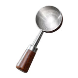 Maxbell Coffee Spoon 15ml/30ml Coffee Bean Spoon for Loose Tea Ingredients Seasoning 9.7cmx3.5cm Sliver