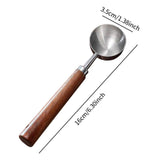 Maxbell Coffee Spoon 15ml/30ml Coffee Bean Spoon for Loose Tea Ingredients Seasoning 16cmx3.5cm Sliver