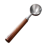 Maxbell Coffee Spoon 15ml/30ml Coffee Bean Spoon for Loose Tea Ingredients Seasoning 16cmx3.5cm Sliver