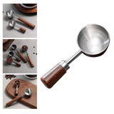 Maxbell Coffee Spoon 15ml/30ml Coffee Bean Spoon for Loose Tea Ingredients Seasoning 10cmx4.4cm Sliver