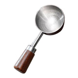 Maxbell Coffee Spoon 15ml/30ml Coffee Bean Spoon for Loose Tea Ingredients Seasoning 10cmx4.4cm Sliver