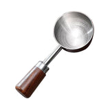 Maxbell Coffee Spoon 15ml/30ml Coffee Bean Spoon for Loose Tea Ingredients Seasoning 10cmx4.4cm Sliver