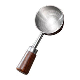 Maxbell Coffee Spoon 15ml/30ml Coffee Bean Spoon for Loose Tea Ingredients Seasoning 10cmx4.4cm Sliver