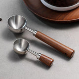 Maxbell Coffee Spoon 15ml/30ml Coffee Bean Spoon for Loose Tea Ingredients Seasoning 10cmx4.4cm Sliver