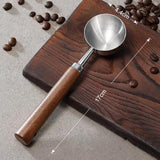Maxbell Coffee Spoon 15ml/30ml Coffee Bean Spoon for Loose Tea Ingredients Seasoning 17cmx4.4cm Sliver