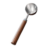 Maxbell Coffee Spoon 15ml/30ml Coffee Bean Spoon for Loose Tea Ingredients Seasoning 17cmx4.4cm Sliver