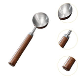 Maxbell Coffee Spoon 15ml/30ml Coffee Bean Spoon for Loose Tea Ingredients Seasoning 17cmx4.4cm Sliver