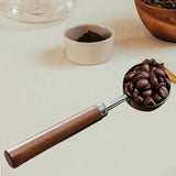 Maxbell Coffee Spoon 15ml/30ml Coffee Bean Spoon for Loose Tea Ingredients Seasoning 17cmx4.4cm Sliver
