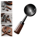 Maxbell Coffee Spoon 15ml/30ml Coffee Bean Spoon for Loose Tea Ingredients Seasoning 9.7cmx3.5cm Black