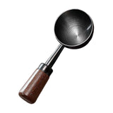 Maxbell Coffee Spoon 15ml/30ml Coffee Bean Spoon for Loose Tea Ingredients Seasoning 9.7cmx3.5cm Black