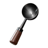 Maxbell Coffee Spoon 15ml/30ml Coffee Bean Spoon for Loose Tea Ingredients Seasoning 9.7cmx3.5cm Black