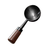 Maxbell Coffee Spoon 15ml/30ml Coffee Bean Spoon for Loose Tea Ingredients Seasoning 9.7cmx3.5cm Black