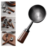 Maxbell Coffee Spoon 15ml/30ml Coffee Bean Spoon for Loose Tea Ingredients Seasoning 10cmx4.4cm Black