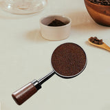 Maxbell Coffee Spoon 15ml/30ml Coffee Bean Spoon for Loose Tea Ingredients Seasoning 10cmx4.4cm Black
