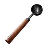 Maxbell Coffee Spoon 15ml/30ml Coffee Bean Spoon for Loose Tea Ingredients Seasoning 16cmx3.5cm Black