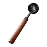 Maxbell Coffee Spoon 15ml/30ml Coffee Bean Spoon for Loose Tea Ingredients Seasoning 16cmx3.5cm Black