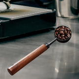 Maxbell Coffee Spoon 15ml/30ml Coffee Bean Spoon for Loose Tea Ingredients Seasoning 16cmx3.5cm Black