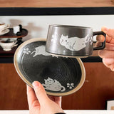 Maxbell Tea Cup and Saucer Versatile Vintage Style Coffee Mug for Water Milk Wedding White