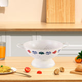 Maxbell Fruit Bowl Decorative Food Tray Fruit Dish for Home Dining Room Table Snacks L