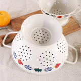 Maxbell Fruit Bowl Decorative Food Tray Fruit Dish for Home Dining Room Table Snacks L