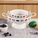 Maxbell Fruit Bowl Decorative Food Tray Fruit Dish for Home Dining Room Table Snacks L