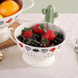 Maxbell Fruit Bowl Decorative Food Tray Fruit Dish for Home Dining Room Table Snacks S