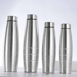 Maxbell Stainless Steel Water Bottle Single Wall Sports Bottle for Juice Running Gym 650ML