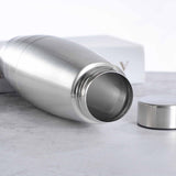 Maxbell Stainless Steel Water Bottle Single Wall Sports Bottle for Juice Running Gym 650ML